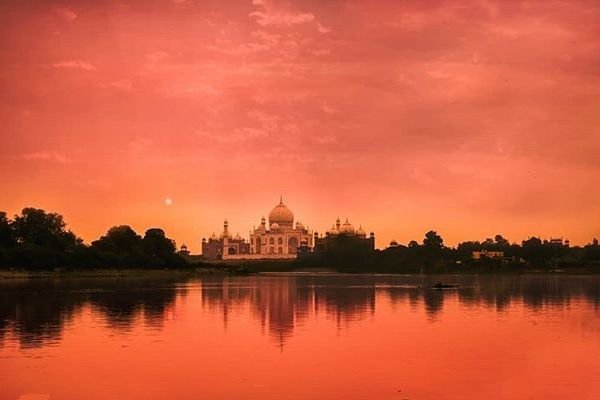Taj Mahal sunrise view